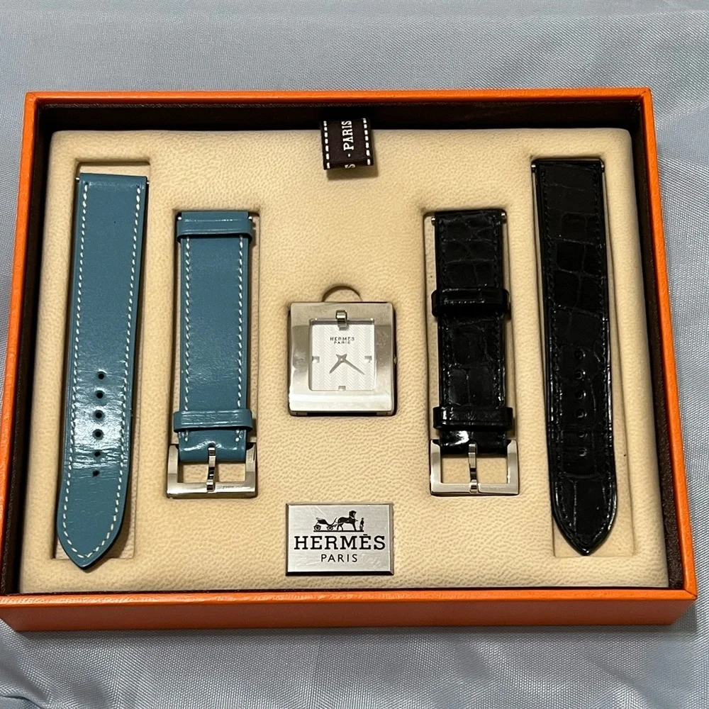 Hermes Belt Watch with 2 Straps - Picture 1 of 10